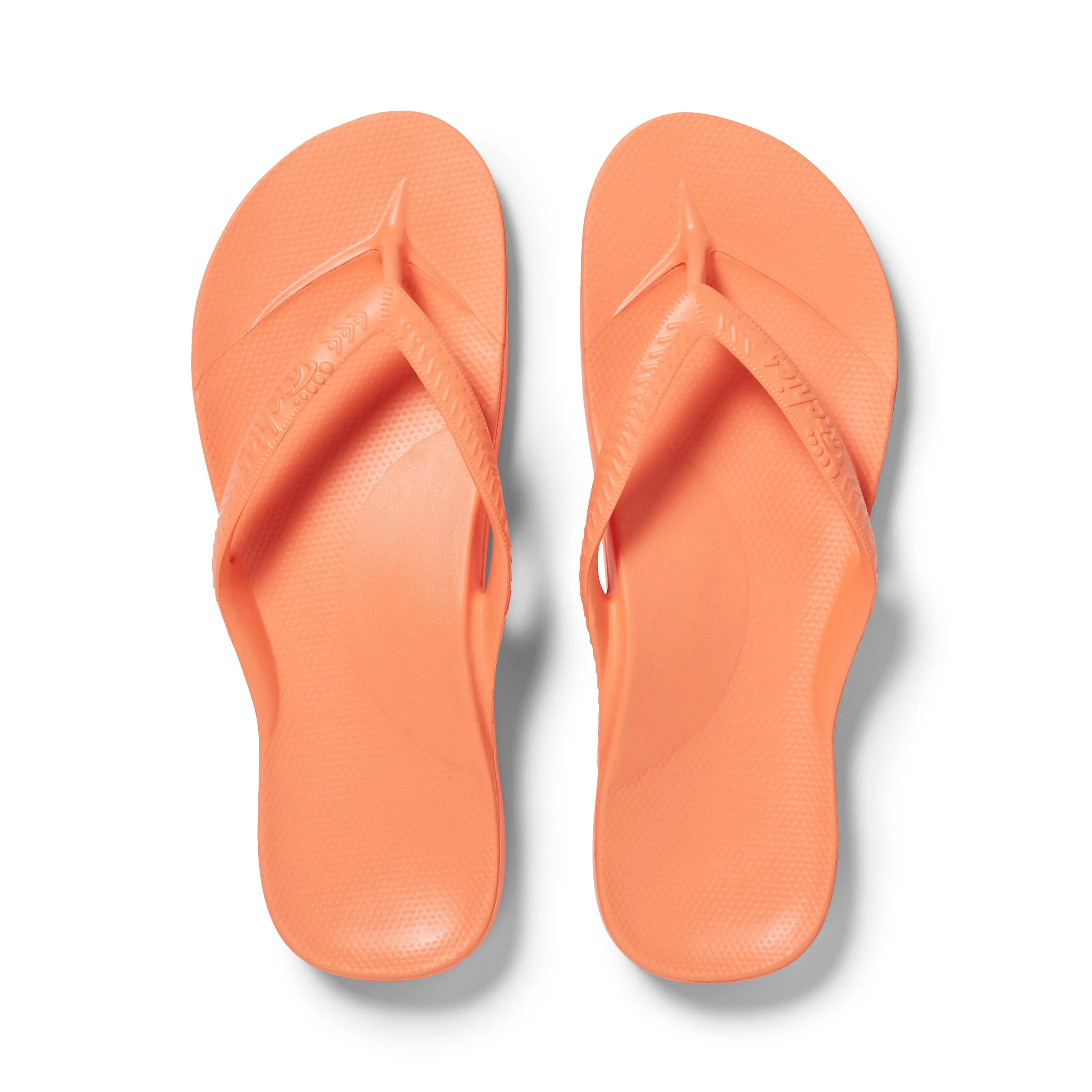 ARCHIES | Peach Arch Support Flip Flops for Men & Women – Orthotic Sandals for Plantar Fasciitis Relief – Lightweight, Cushioning, Shock-Absorbing Slippers, Sandals for Walking, Foot Pain & All-Day Comfort
