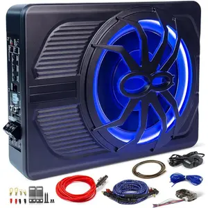 2025UpgradedVersion10inch1200WUltra-Thin Under-Seat Active Car Subwoofer with Colorful LED Ambient Light 10 Inch 800W Slim Under Seat Car Subwoofer Amp Combo  gift  audio outdoor recreation equipment