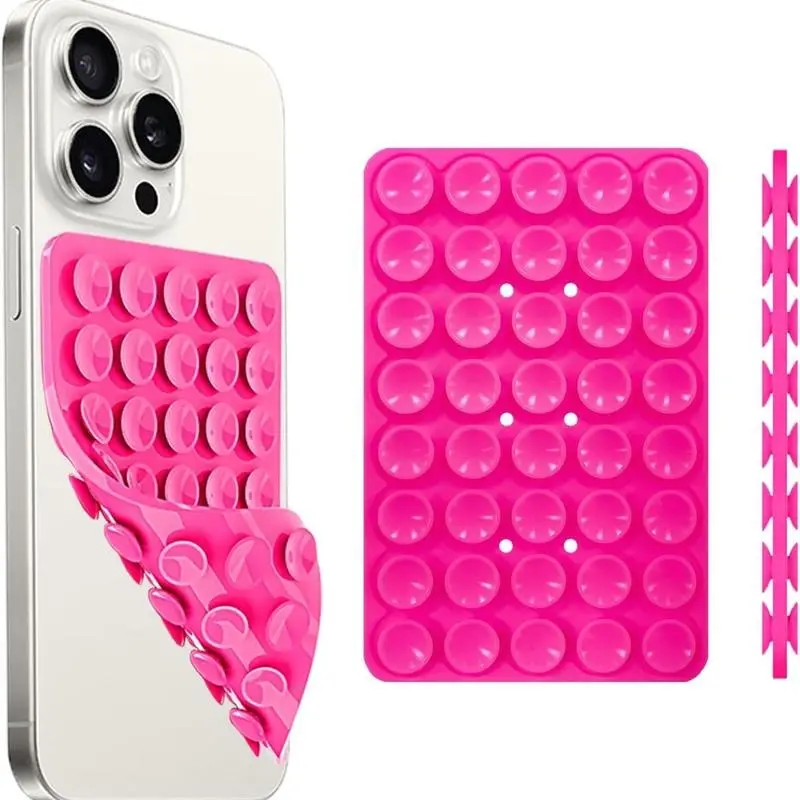 YUEFANSEN Silicone Suction Cup Smartphone Case - Hands-Free Stick-On Protective Casing for Cellphone & Devices, Loved by NFL (Mobile Phone Accessories)