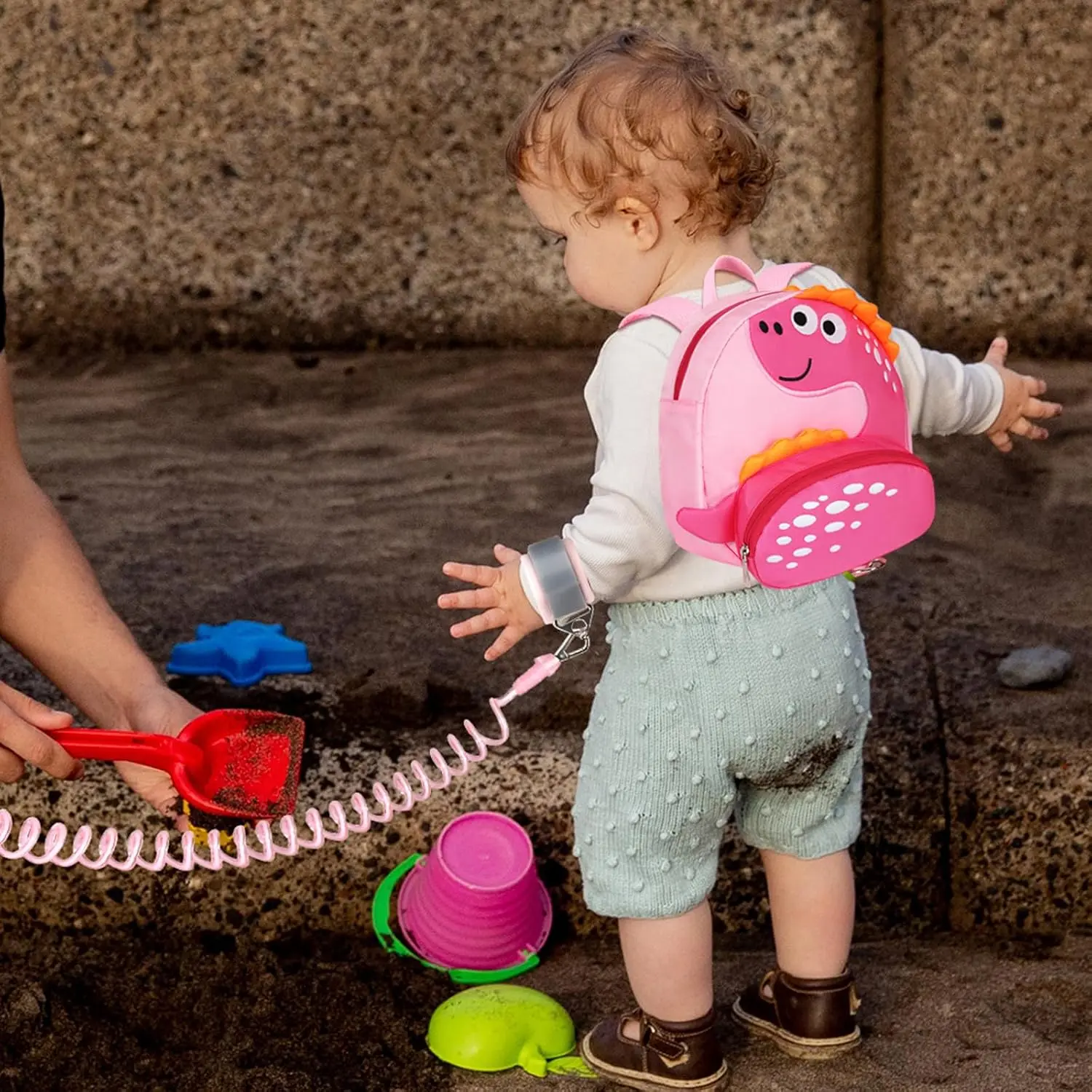 Toddler Harness Backpack with Leash Cute Dinosaur Design Anti Lost Wrist Link for Girls 1-3 Years Old Child Walking Safety Protection Belt Mini Backpack for Kids Toddler Harness Backpack with Leash Cute Dinosaur Design Anti Lost Wrist Link for Girls 1-3 Years Old Child Walking Safety Protection Belt Mini Backpack for Kids