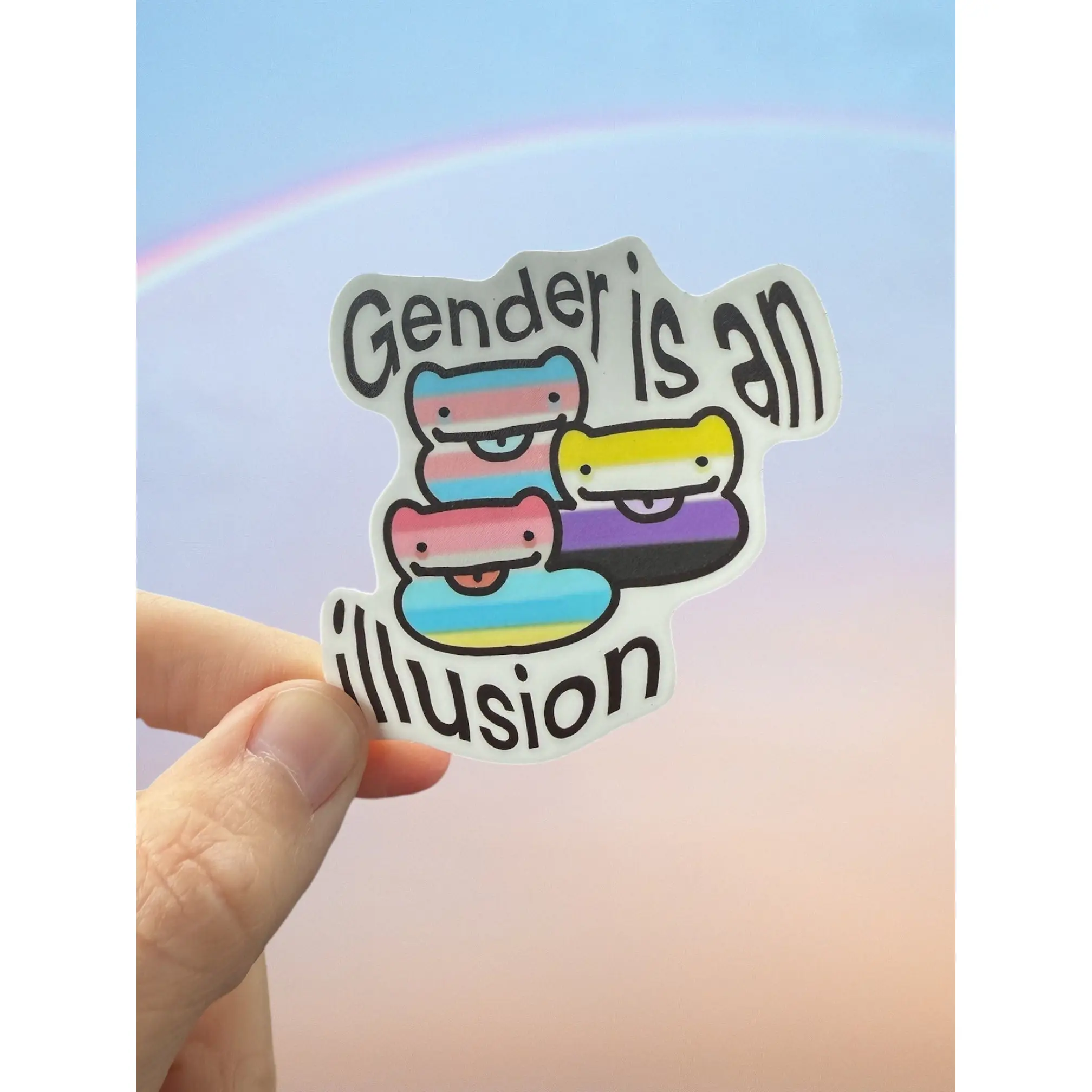 Gender is an Illusion Cats by Wheezing Out Cheese