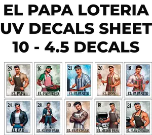 EL PAPA UV DECAL SHEET