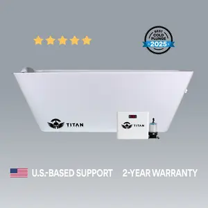 #1 Acrylic Cold Plunge With Chiller | 2-Year Warranty | Titan Wellness
