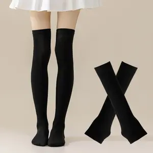 Girls Striped Knee High Socks and Arm Warmer Fingerless Gloves Set for Dress Up Party summerwins,summerwins