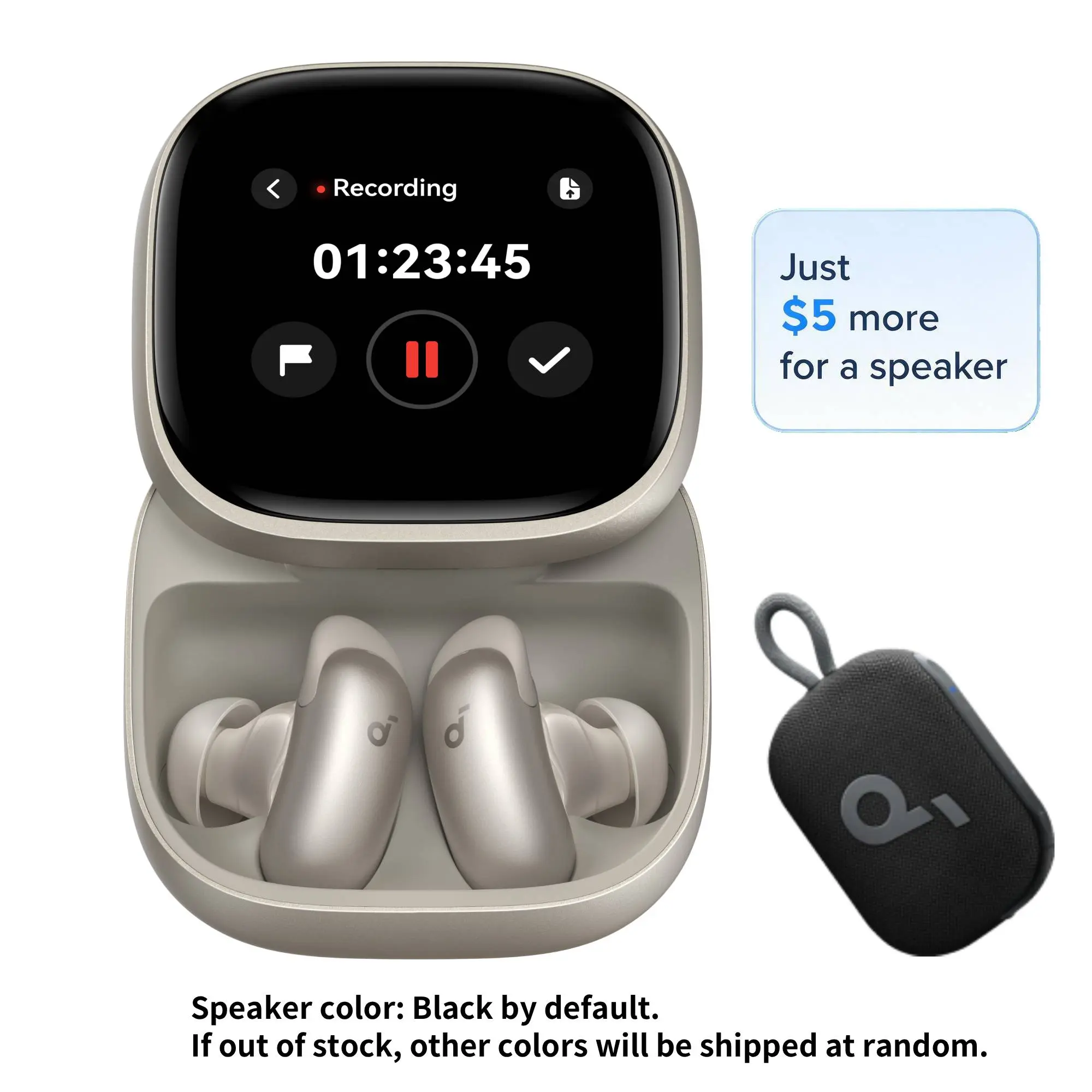 Limited $5 Upgrade: Liberty 5 Pro Max Titanium Gold + Select 4 Go Speaker