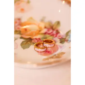 Tulip Teacup Pink Zaana Hoops