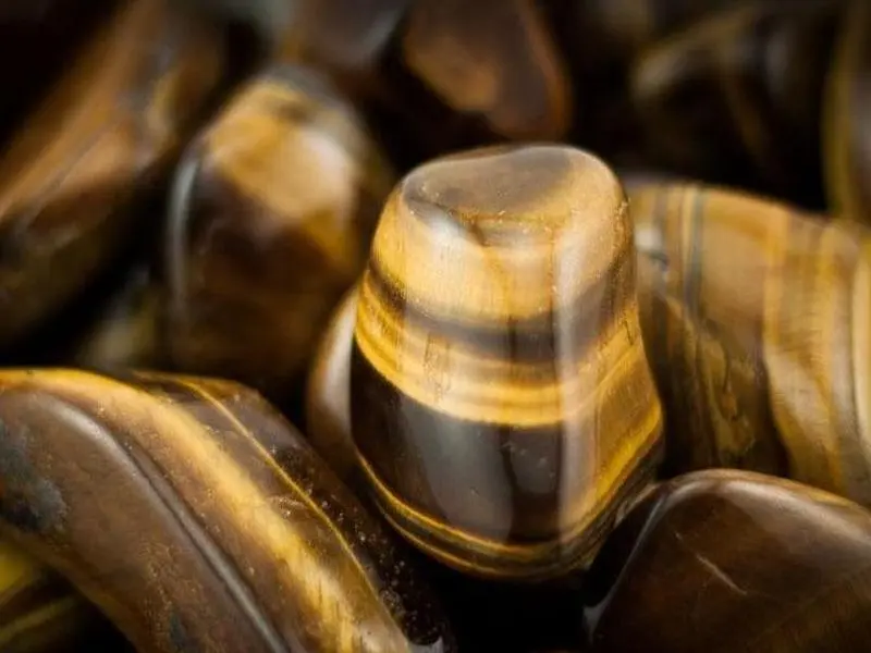 Tigers Eye Tumbled 1 lb Tigers Eye Tumbled 1 lb