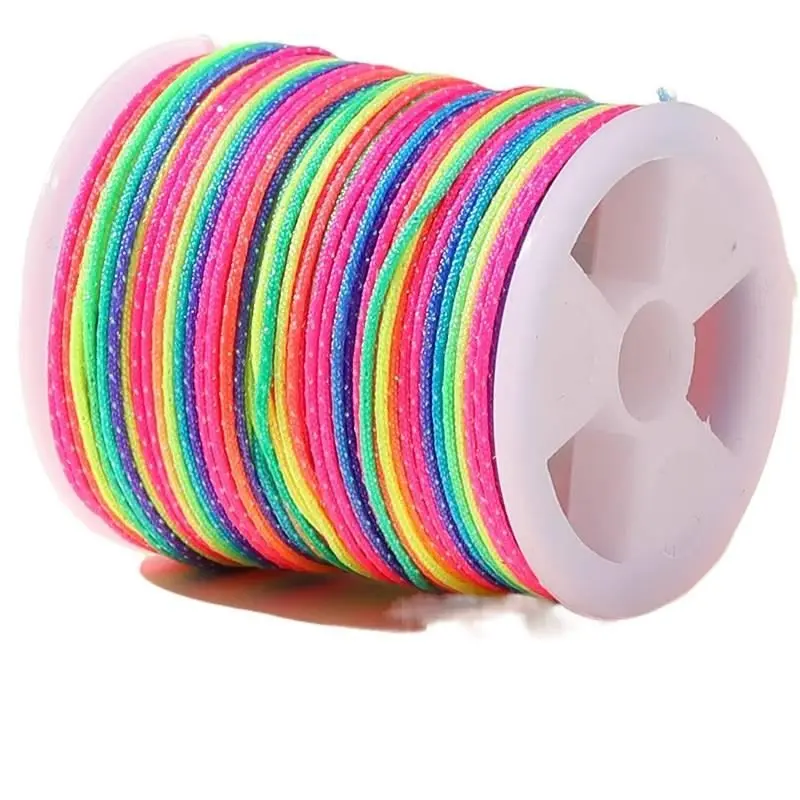 Jade Thread Gradient Thread Gold-Plated Braided Thread Handmade DIY Material High-Quality Special Pendant Hanging Rope Braided Rope Multi-Purpose