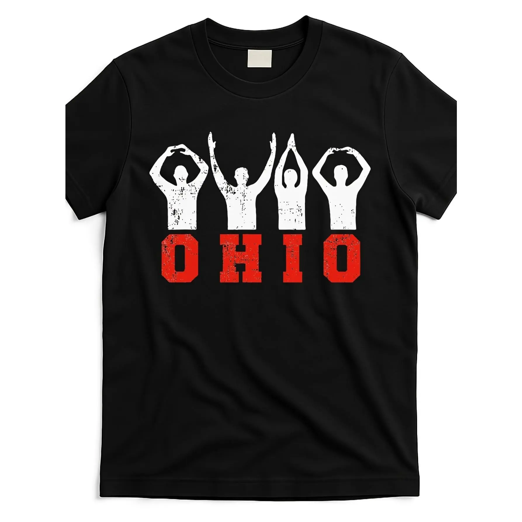 Ohio State Pride T-Shirt - Ohioan Graphic Tee with unisex soft cotton short sleeve t shirt, vintage graphic casual tee for men women teens, perfect birthday holiday gift for camping travel gym daily street  wear