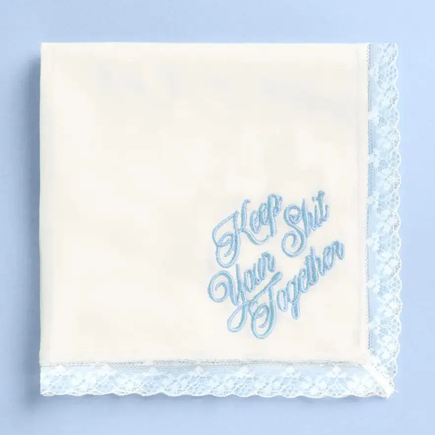 Keep Your Shit Together Handkerchief | wedding, gift, bridal