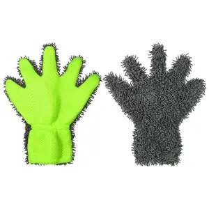 2026 Car Washing Sponges Mitts  Premium 5-Finger Car Washing Gloves  Versatile and Durable Key Features