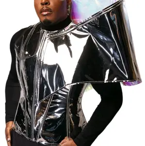 Fitted Metallic 3D Vest Top for Womenswear