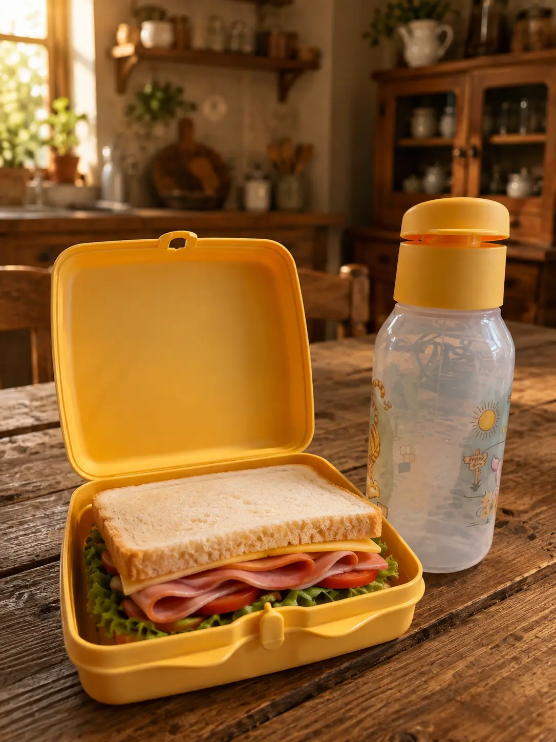 Set botella 350 ml y para sandwich