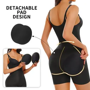 Women's Colombian Postpartum Belly-Hiding Shapewear Bodysuit - Camisole-Style, Tapeless, Buckle-Free, Moldeadora, Butt Lifter, Hip Enhancer, Crotch Zipper Easy-Wear, Plus Size Smooth Compression, Moldeadora Shapewear Bodysuit