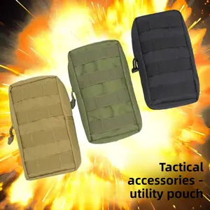 Portable outdoor zipper bag medical vest accessory bag  sub bag hanging bag Compact Concealed Carry Sling Bag Tactical