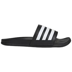 adidas Adilette Comfort Slides Core Black Cloud White (men) by StockX
