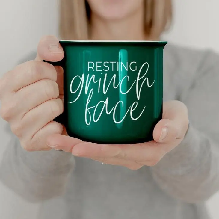 Grinch Face Mug Grinch Face Mug