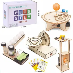 Smarty Toys 3D 3D Wooden Engineering Kit, Hands-On STEM Learning for Kids