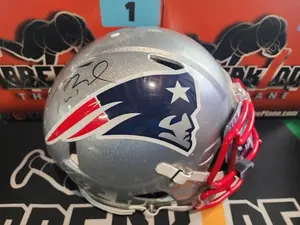 Tom Brady AUTHENTIC Last Super Bowl Patriots Autographed Full Size Fanatics COA