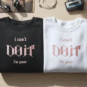 [SHIP FROM US] Embroidered SKZ Funny I Cant Do It Sweatshirt, SKZ World Tour Crewneck Sweater, Kpop Lover Hoodie Unisex