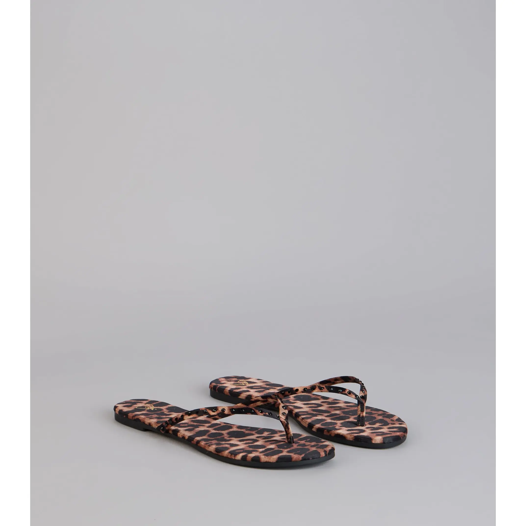 Casual Glow Satin Thong Sandals
