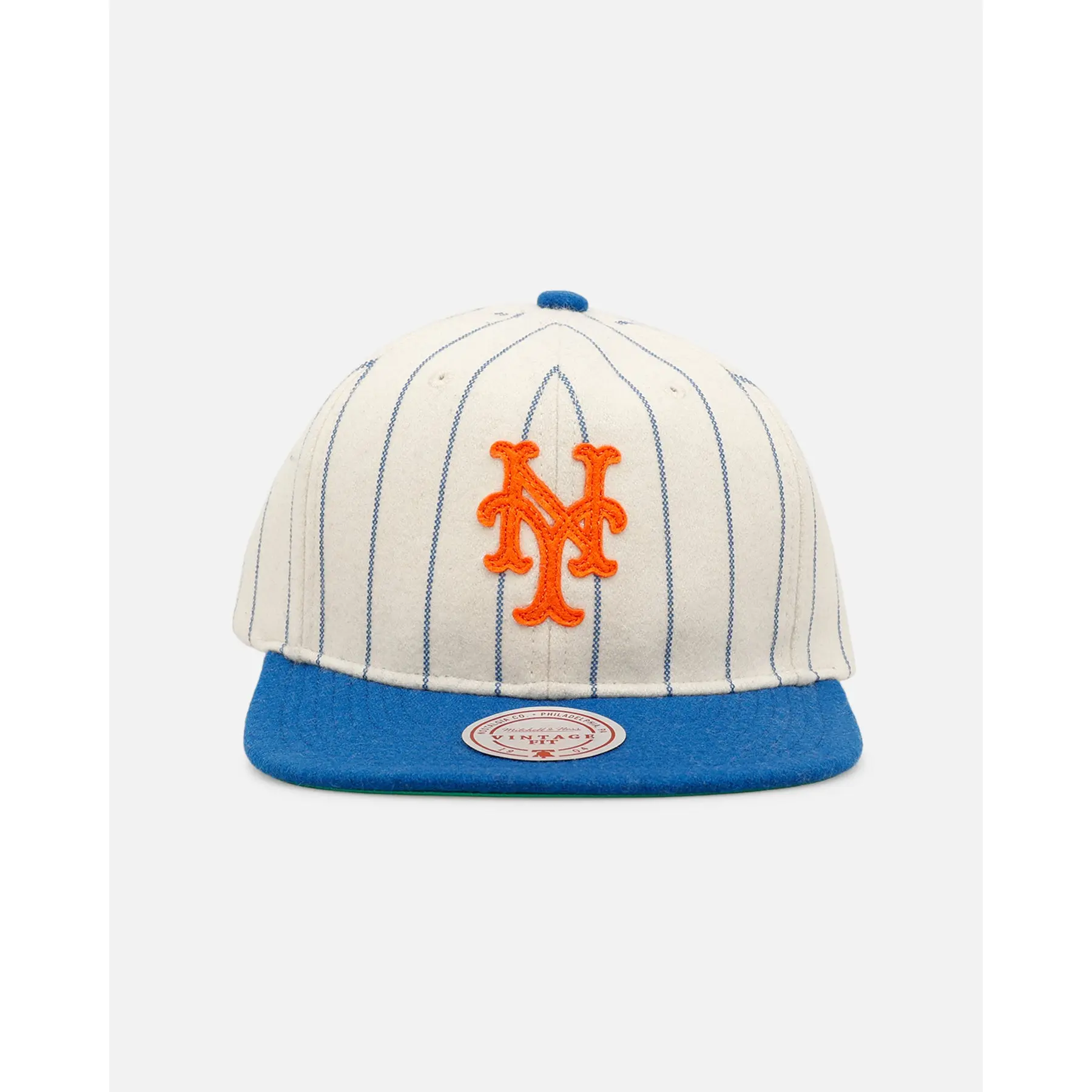 Mitchell & Ness New York Mets 'Vintage Baseball' Vintage Fit Strapback Off White