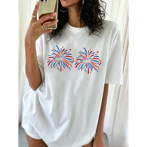 Funny Couples Fourth of July Shirts, Adult Humor Matching Tees, Independence Day Fireworks Tees, Men's Graphic T-Shirt, Women's Casual Tee, USA Flag Print Shirt, Patriotic Summer Gift
