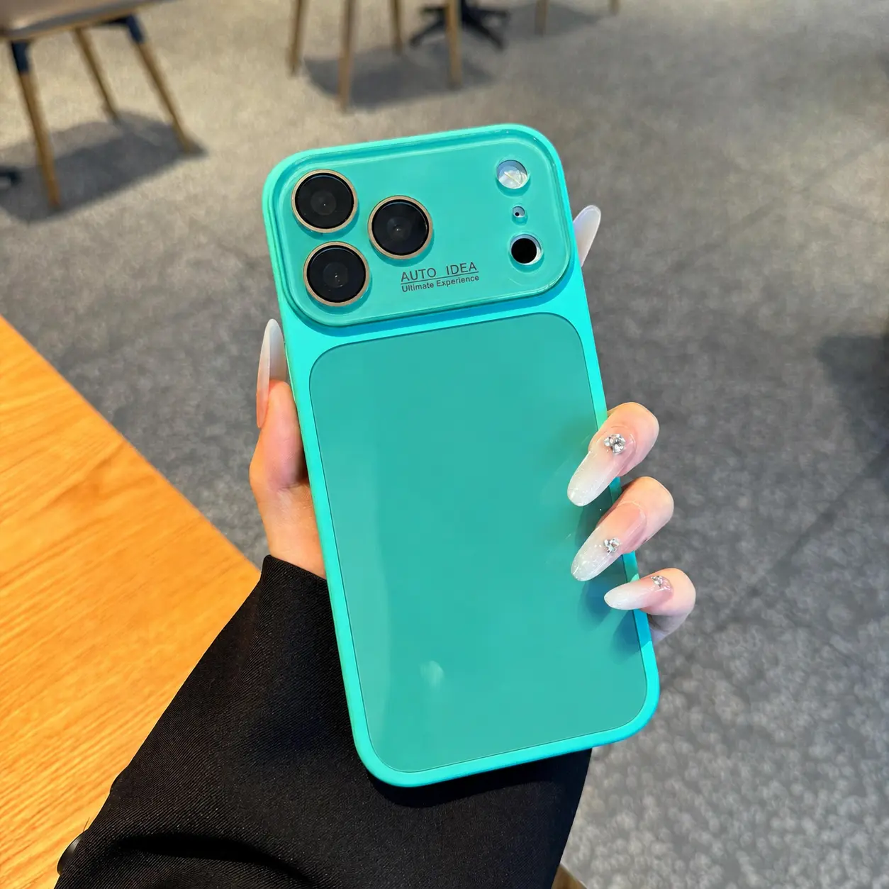 Luxury Crystal Texture Case for iPhone 17 16 15 14 13 Pro Max, Aesthetic Solid Color Skin-Feeling Protective Phone Cover, #   DealsForYouDays 985