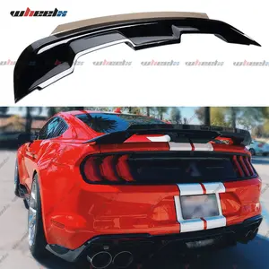 2015-2023 Ford Mustang WickerBill Rear Spoiler - GT500 GT350 Style Trunk Exterior Tail Deck Lid Wing Lip Splitter Man Gift