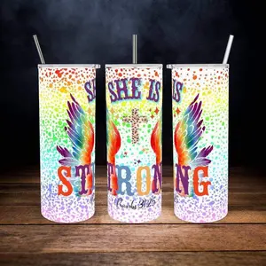 She Is Strong Tumbler