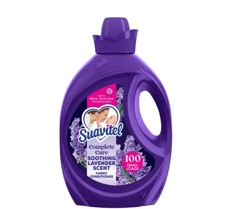 Suavitel Complete Liquid Fabric Softener, Fabric Conditioner, Soothing Lavender Scent, 100 fl oz