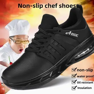 Non Slip Work Shoes for Men Women Slip On Sneakers Waterproof Restaurant Men Zapatos Trabajo Comfort Kitchen Chef Slip Resistant Food Service Shoes Footwear  Worker Boy
