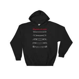 Lancer Evo Evolution JDM Streetwear Tee – Evo Generations I-X Graphic Hoodie Sweatshirt T-Shirt