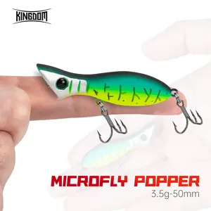 3.5g Mini Wave Climber Fishing Lure, Topwater Lure, Noise Attractant + Water Impact Design, Bass Trout Whitebait Universal, Angler Gift