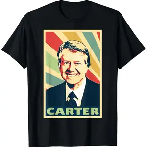 Carter. President Jimmy. Vintage Colors T-Shirt