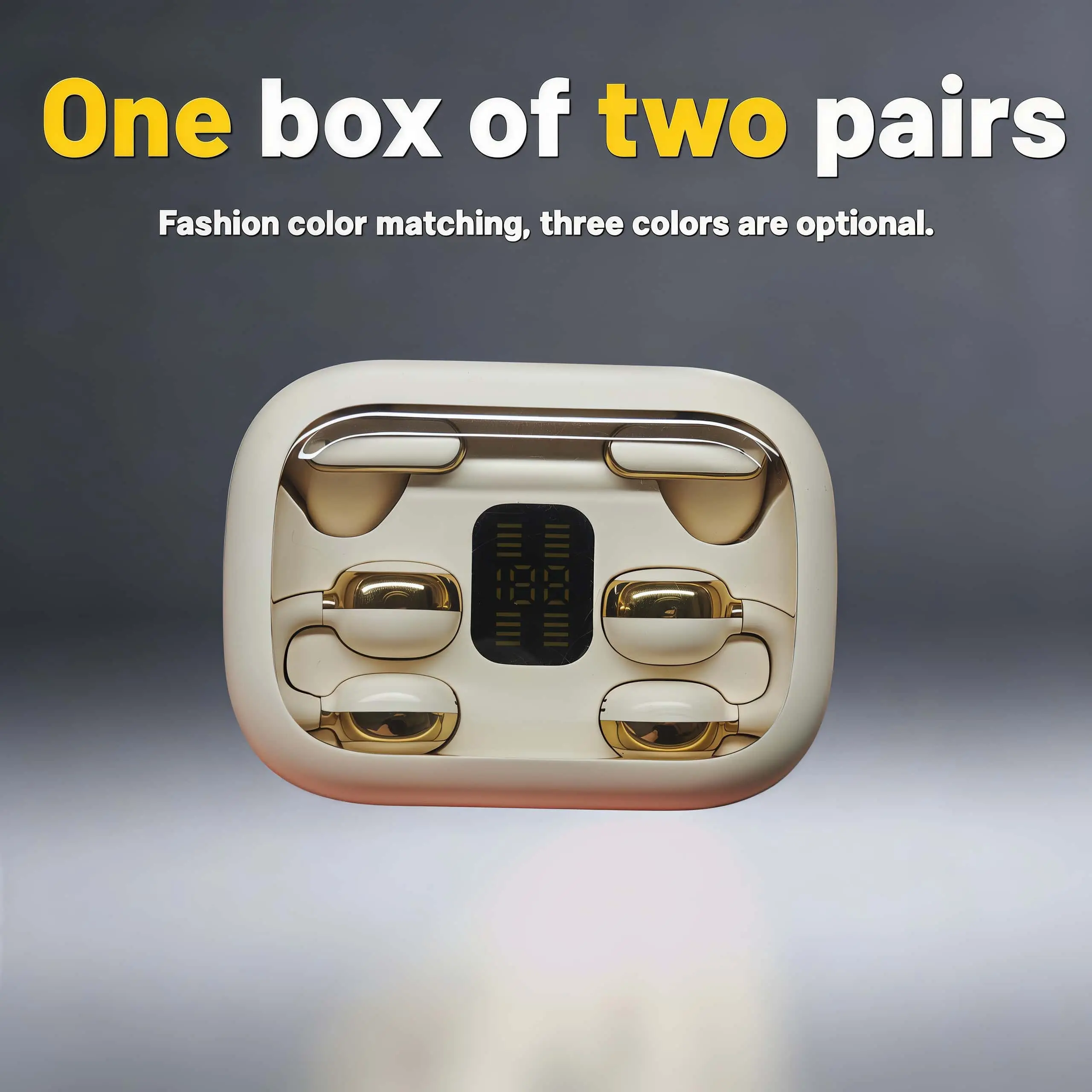 Fluffdrip Q10 2026 Wireless Earbuds (2-Pack) — Stylish, mini clip-on earbuds suitable for sleeping, couples, music, and gaming; supports calls and is compatible with Android and iPhone; compact, discreet, and sporty design.#SummerWins #DealsForYouDays