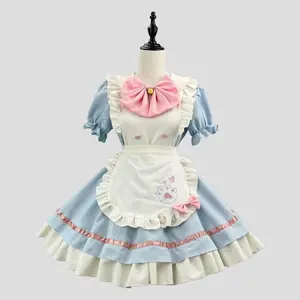 Cat Lolita Maid Dress Costumes Cosplay New Cute for Cat Girls Woman Waitress Maid Party Stage Costume size S-5XL Anime  DRESSES