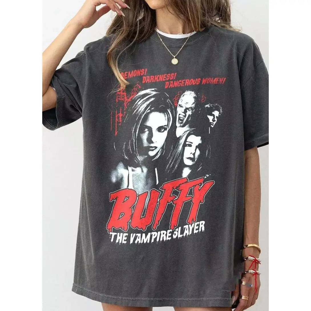Vintage Buffy The Vampire Slayer T-Shirt, Comfort Colors Tee