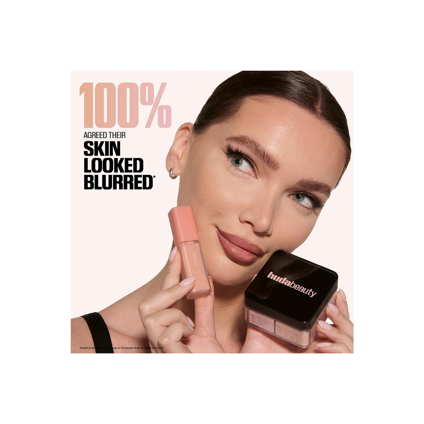 Huda Beauty Easy Bake Loose Powder Duo in Cherry Peach