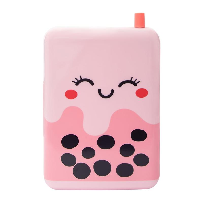 Boba Tea Mini Beauty Fridge for home and office and for make up products skin care drinks cosmetic product storage