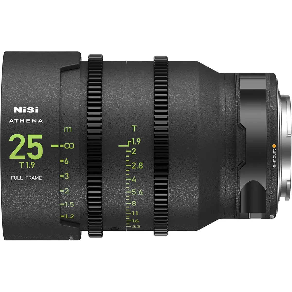 NiSi ATHENA PRIME 25mm T1.9 Cine Lens with Filter Holder, Canon RF