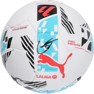 Gavi Barcelona Autographed 2024-25 La Liga Puma Soccer Ball - Fanatics Authentic Certified