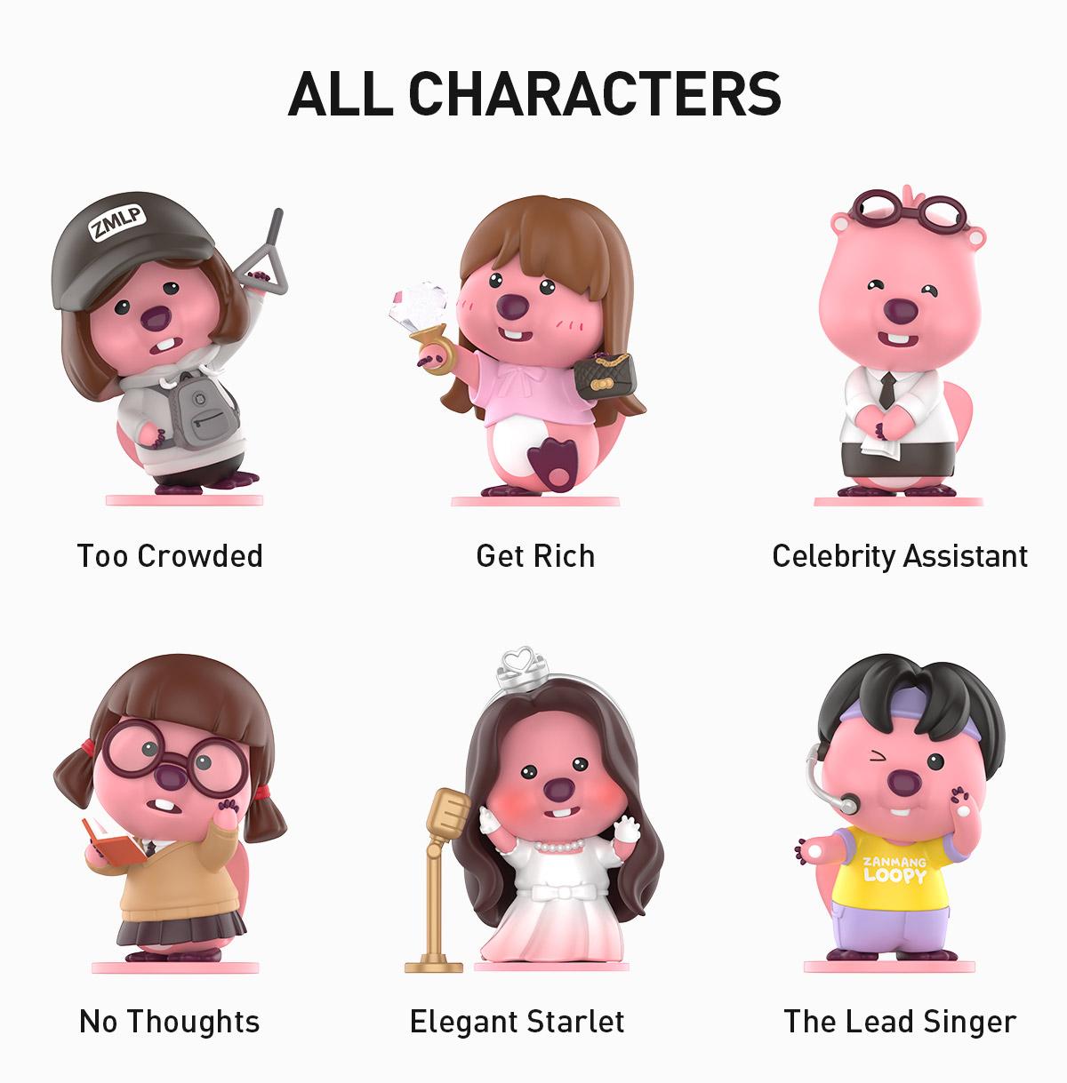 POP MART ZANMANG LOOPY’s Moments Series Figures, Blind Box, Mystery Box