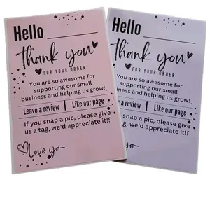 Thank you business Labels Customizable Stickers Decorative Stickers