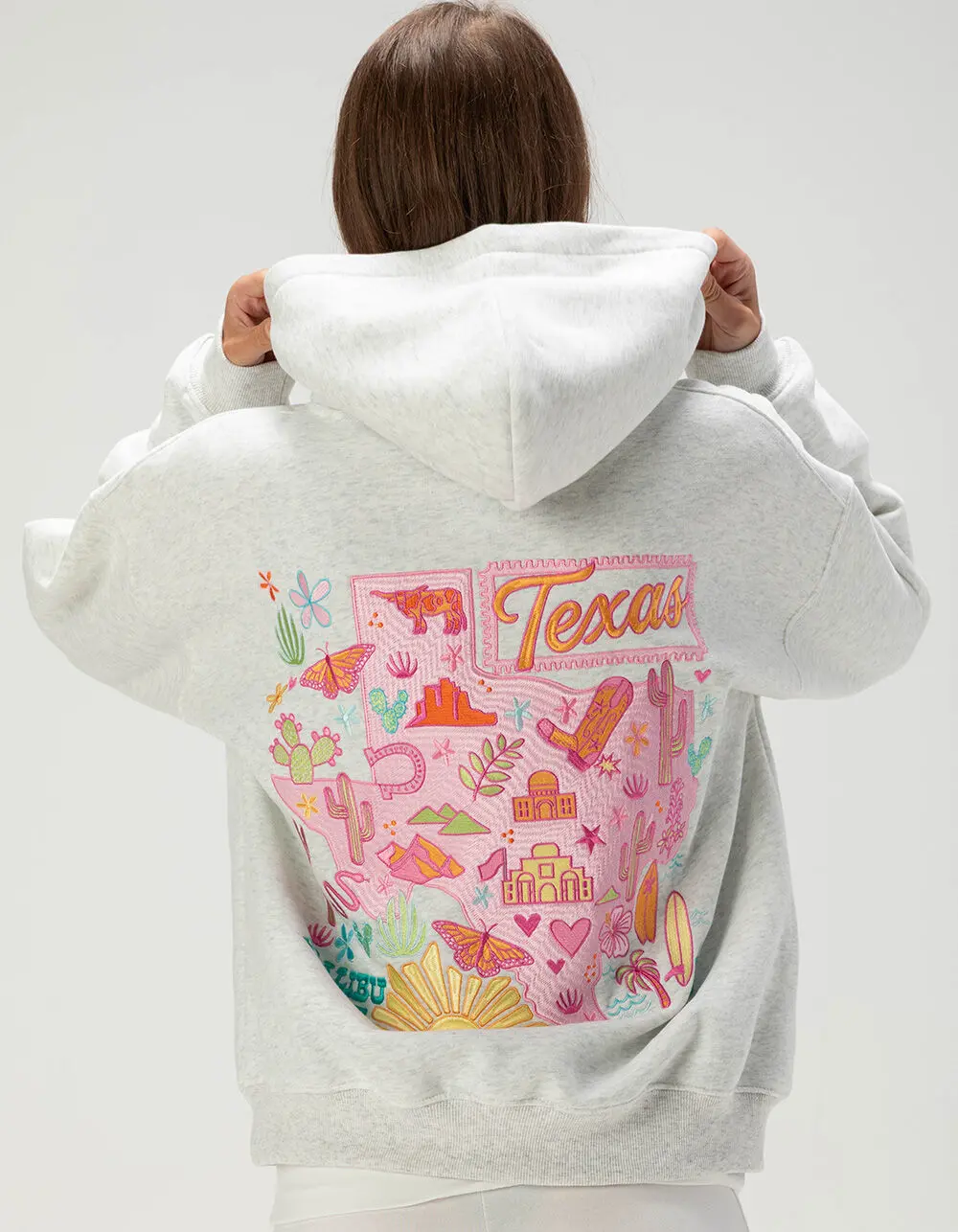 MALIBU SKYYE Texas Womens Hoodie