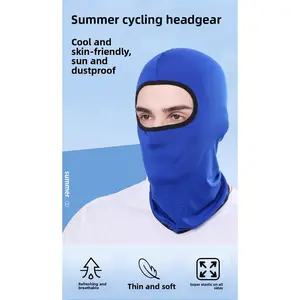 Camouflage cycling headgear outdoor motorcycle ice silk headgear summer sunscreen mask breathable sports