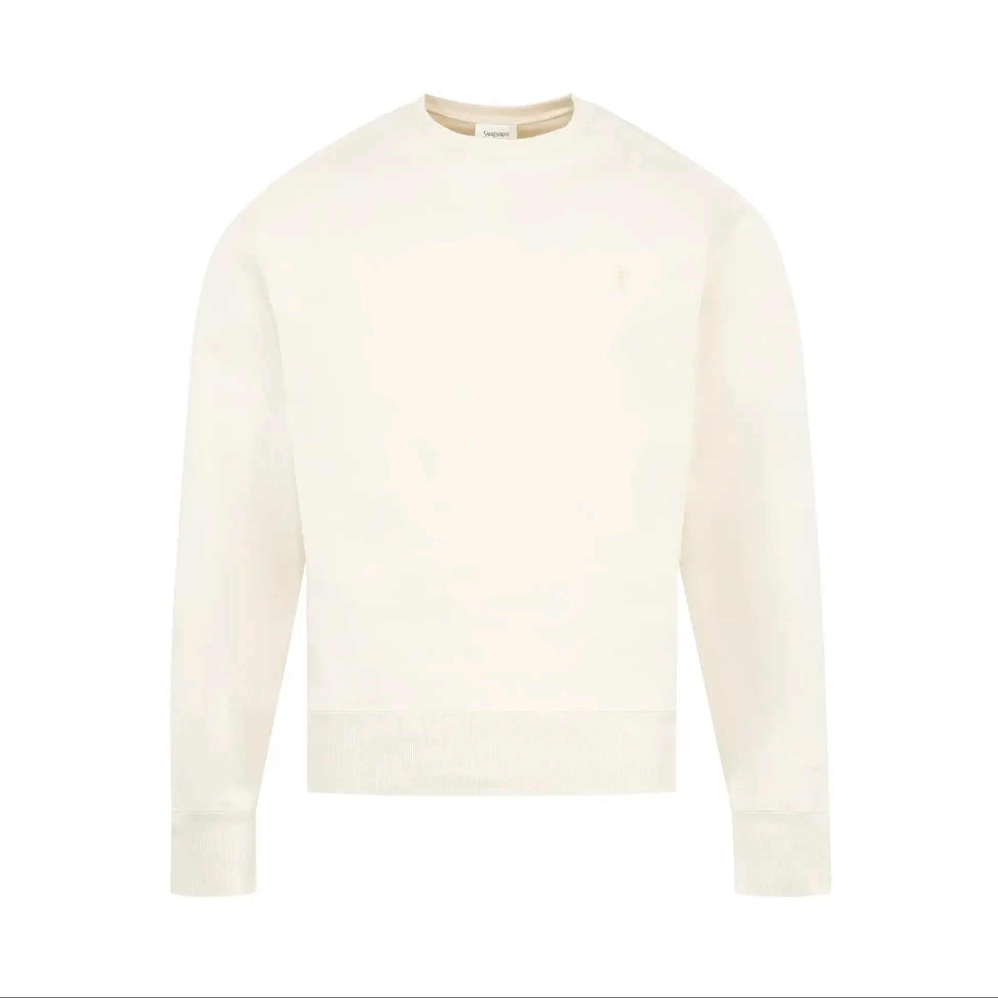 Saint Laurent Nouvelle Crewneck Sweater "Vanille/Miel Clair" Size Medium