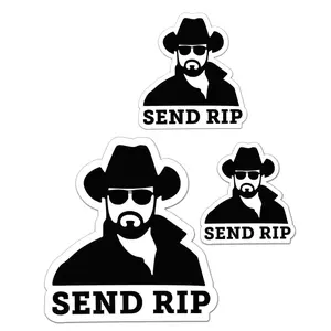 Send RIP Funny Sticker, Car Truck Van SUV Window Wall Cup Laptop Tumbler