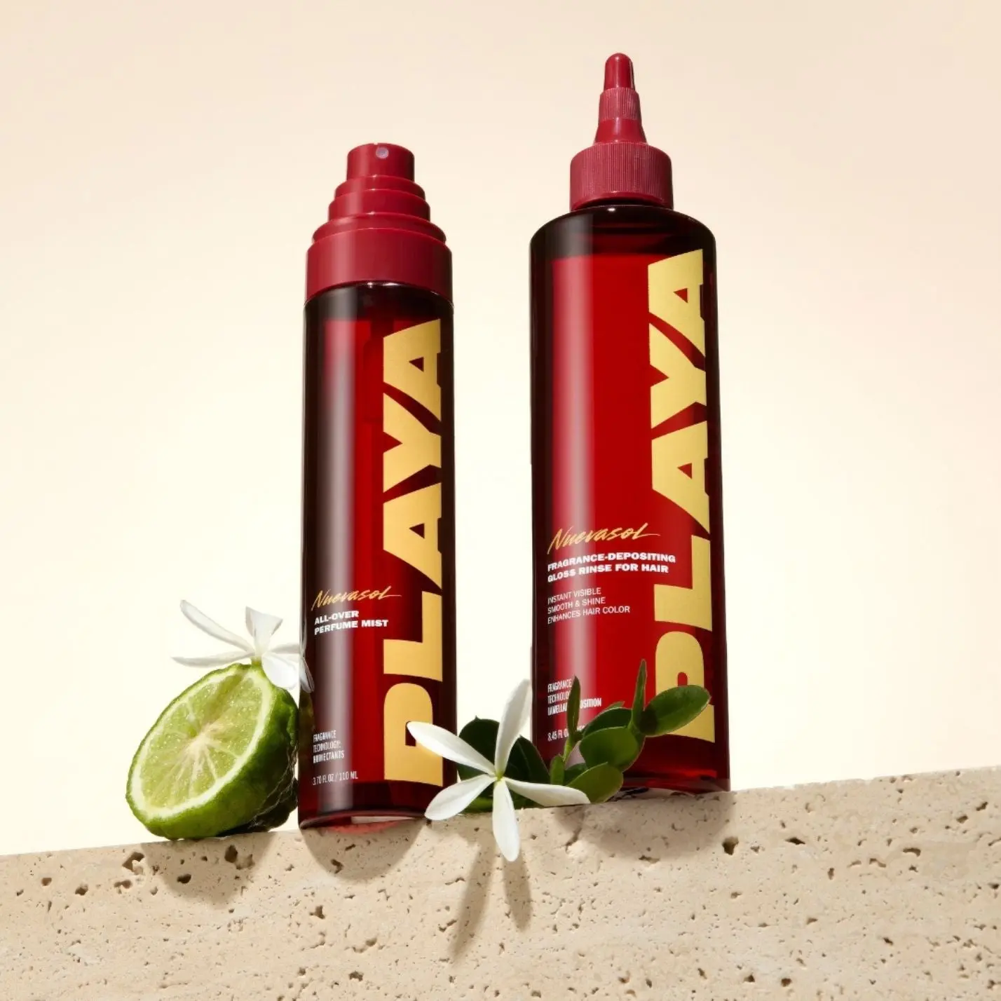 PLAYA Nuevasol Gloss Rinse + Perfume Mist Bundle, Fragrance and Hair Set for Daily Use