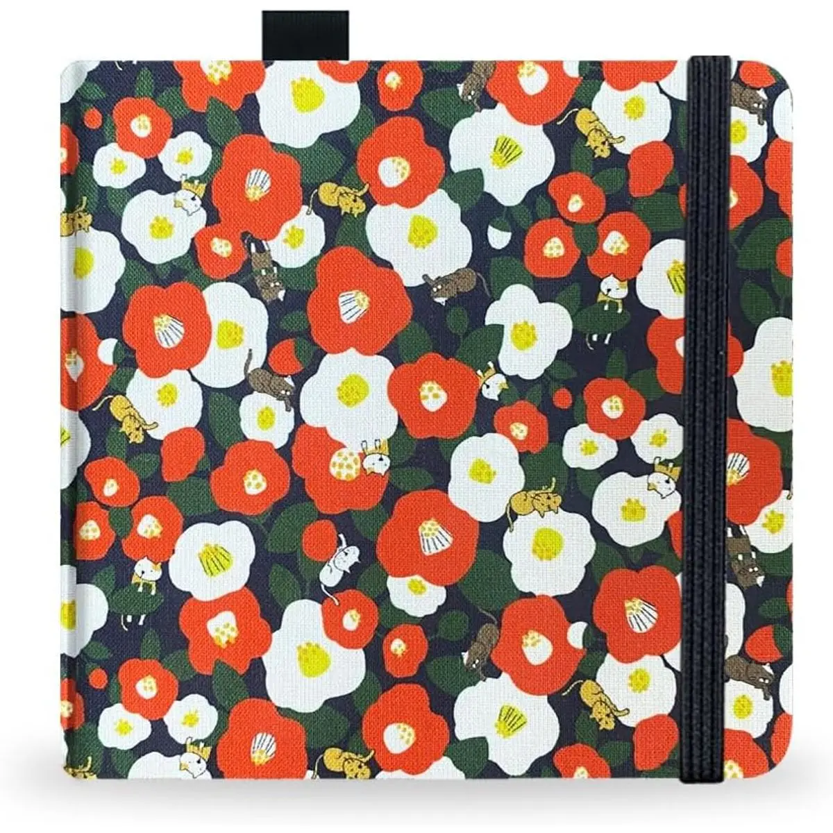 300gsm-black flower cat